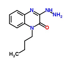 1-Butyl-3-hydrazino-2(1H)-quinoxalinone structure