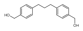 1,3-bis(4-hydroxymethylphenyl)propane结构式