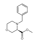 (R)-4-苄基-3-吗啉甲酸甲酯结构式