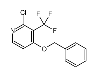 4-(benzyloxy)-2-chloro-3-(trifluoromethyl)pyridine结构式