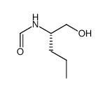 (S)-N-(1-hydroxypentan-2-yl)formamide结构式