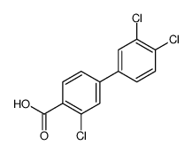 2-chloro-4-(3,4-dichlorophenyl)benzoic acid Structure