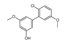 3-(2-chloro-5-methoxyphenyl)-5-methoxyphenol结构式