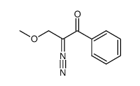 2-Diazo-3-methoxy-1-phenylpropanone Structure