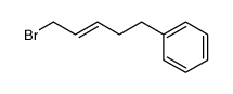 (E)-(5-bromopent-3-en-1-yl)benzene Structure