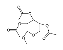 METHYL-2,3,4-TRI-O-ACETYL-BETA-D-XYLOPYRANOSIDE Structure