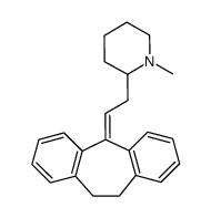 2-[2-(10,11-dihydro-dibenzo[a,d]cyclohepten-5-ylidene)-ethyl]-1-methyl-piperidine Structure