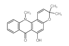 Noracronycine结构式