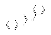 Carbonothioic acid,O,O-diphenyl ester structure