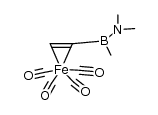 tetracarbonyl{η2-(dimethylamino)methylvinylborane}iron结构式