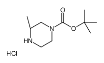 (S)-1-Boc-3-甲基哌嗪盐酸盐结构式