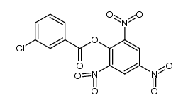 2,4,6-trinitrophenyl m-chlorobenzoate结构式