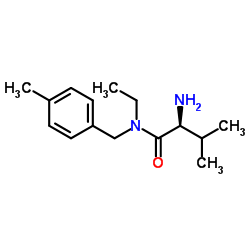 N-Ethyl-N-(4-methylbenzyl)-L-valinamide Structure