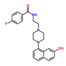 4-FLUORO-N-(2-[4-(7-HYDROXY-NAPHTHALEN-1-YL)-PIPERAZIN-1-YL]-ETHYL)-BENZAMIDE structure