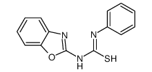 1-(1,3-benzoxazol-2-yl)-3-phenylthiourea结构式