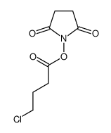 (2,5-dioxopyrrolidin-1-yl) 4-chlorobutanoate结构式