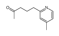 5-(4-methylpyridin-2-yl)pentan-2-one结构式