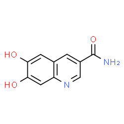 3-Quinolinecarboxamide, 6,7-dihydroxy- (9CI) Structure