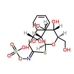 (2R)-2-Hydroxy-2-phenethylglucosinolate Structure