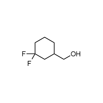 (3,3-二氟环己基)甲醇结构式