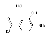 4-amino-3-hydroxy-benzoic acid , hydrochloride结构式