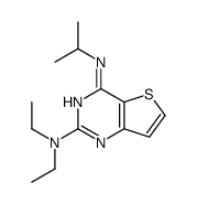 N2,N2-Diethyl-N4-isopropylthieno[3,2-d]pyrimidine-2,4-diamine结构式