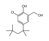 2-Chloro-4-(1,1,3,3-tetramethylbutyl)-6-(hydroxymethyl)phenol结构式