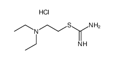 2-(diethylamino)ethyl carbamimidothioate dihydrochloride Structure
