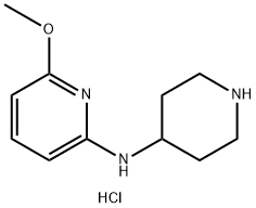 6-Methoxy-N-(piperidin-4-yl)pyridin-2-amine trihydrochloride Structure