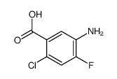5-amino-2-chloro-4-fluorobenzoic acid结构式