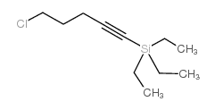 1-Chloro-5-triethylsilyl-4-pentyne Structure