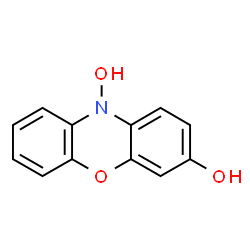 10H-Phenoxazin-3-ol, 10-hydroxy- (9CI)结构式