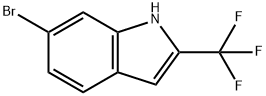 6-溴-2-(三氟甲基)-1H-吲哚结构式