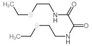 Ethanediamide, N1,N2-bis[2-(ethylthio)ethyl]- Structure