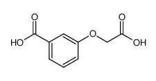 3-(羧甲氧基)苯甲酸结构式