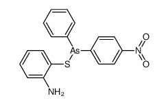 Phenyl-(4-nitro-phenyl)-(2-amino-phenylmercapto)-arsin Structure