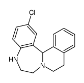 2-Chloro-5,6,7,9,10,14b-hexahydroisoquino[2,1-d][1,4]benzodiazepine Structure