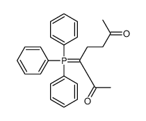 3-(triphenyl-λ5-phosphanylidene)heptane-2,6-dione Structure