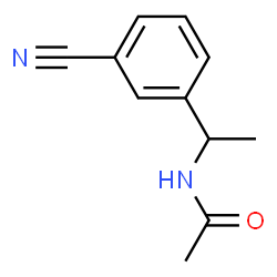 Acetamide,N-[1-(3-cyanophenyl)ethyl]- structure