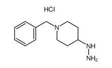 (1-benzyl-piperidin-4-yl)-hydrazine hydrochloride结构式