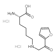 EPSILON-N-(2-FUROYL-METHYL)-L-LYSINE 2HCL structure