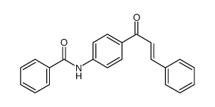 N-[4-(3-phenylprop-2-enoyl)phenyl]benzamide Structure
