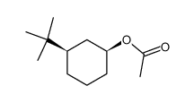 3-tert-butyl cyclohexyl acetate Structure