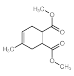 4-Cyclohexene-1,2-dicarboxylicacid, 4-methyl-, dimethyl ester, trans- (8CI,9CI) Structure