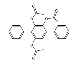 2',3',5'-triacetoxy-p-terphenyl结构式