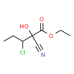 Pentanoic acid, 3-chloro-2-cyano-2-hydroxy-, ethyl ester (9CI) picture