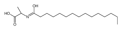 (2S)-2-(pentadecanoylamino)propanoic acid Structure