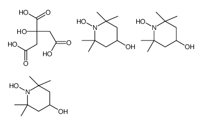 TRIS(TETRAMETHYLHYDROXYPIPERIDINOL) CITRATE结构式