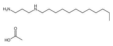 acetic acid,N'-dodecylpropane-1,3-diamine结构式