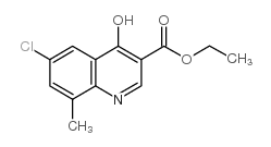 6-氯-8-甲基-4-氧代-1,4-二氢-3-喹啉羧酸乙酯图片